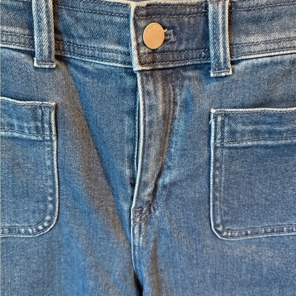 NWT Talbots Patch Pocket Blue Denim Shorts SZ 10; Purchased May 2025
